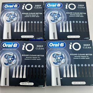 🪥✨ Oral-B iO Deep Clean Replacement Toothbrush Heads – 9 Pack! ✨🪥